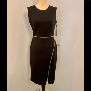 Calvin Klein woman sleeveless dress with zipper